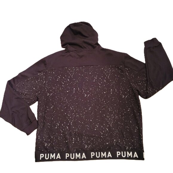 PUMA Men’s XXL Black Training Hoodie Pullover Long Sleeve Athletic Sweatshirt - Picture 2 of 9